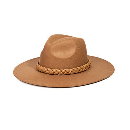 BRAIDED FEDORA